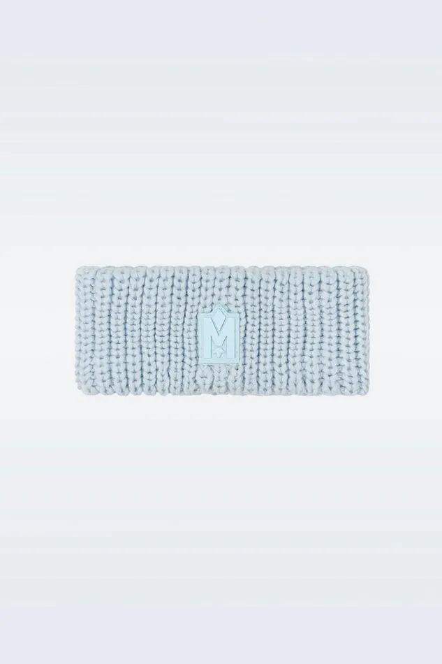 Hats Men Mackage SIMZ Rib Knit Merino Wool Headband Black