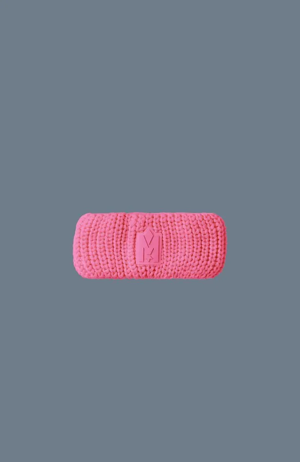 Hats Men Mackage SIMZ Rib Knit Merino Wool Headband Black