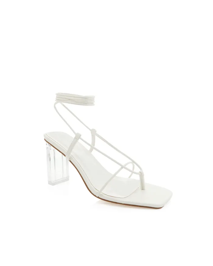 Heels Billini Block Heels EMERIE WHITE