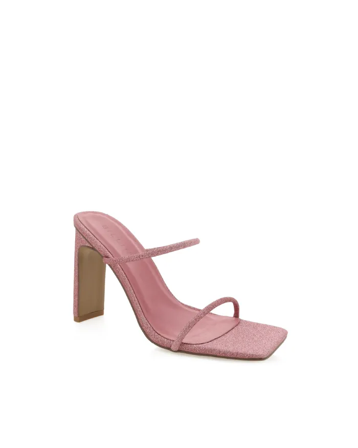 Heels Billini Block Heels TINA BALLET PINK GLITTER