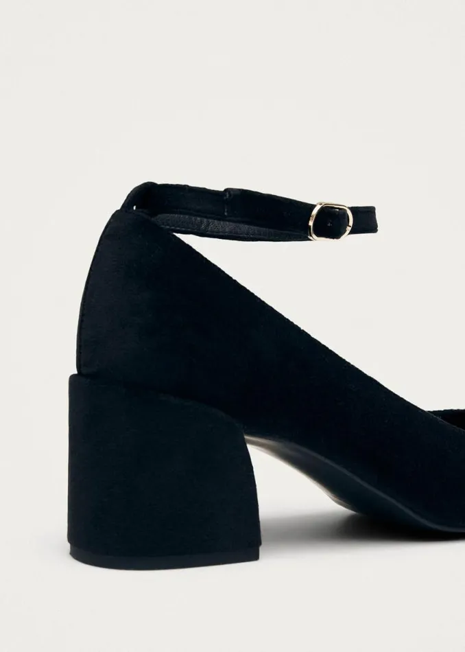 Heels Women ALOHAS Antoine Velvet Black Pumps