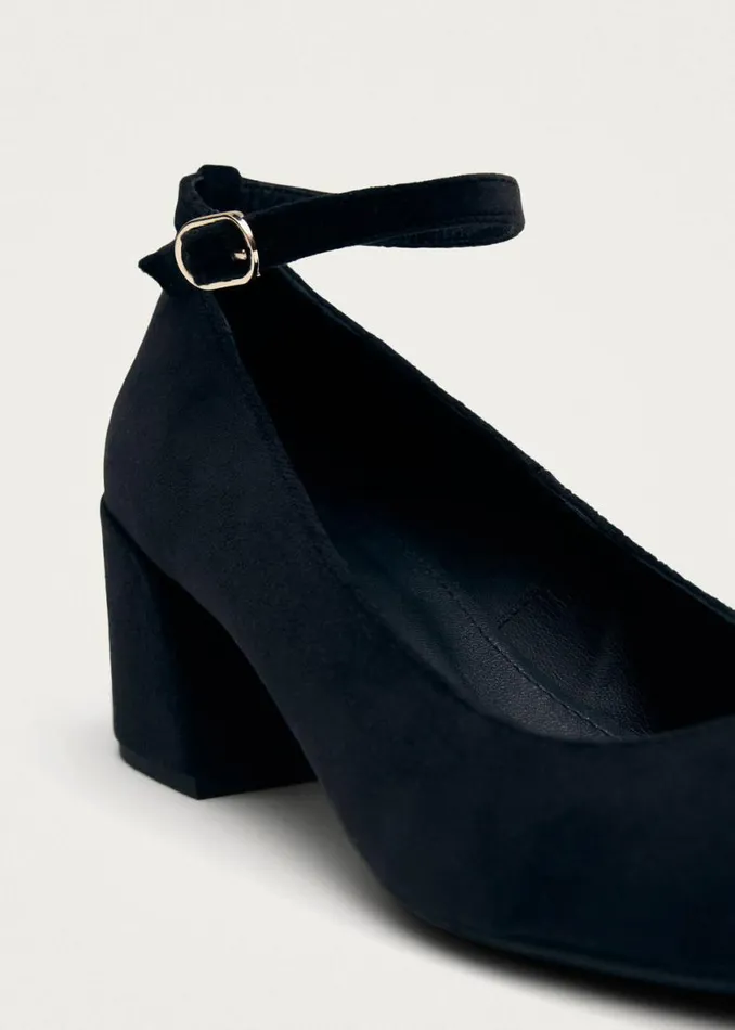 Heels Women ALOHAS Antoine Velvet Black Pumps
