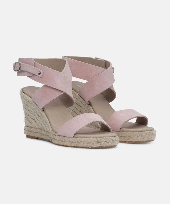 High Heel Espadrilles 8211 Pale Blush Shoes Ilse Jacobsen Sandals