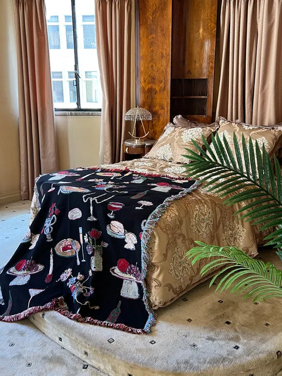 Home Lisa Says Gah Women Archie Throw Blanket Set The Table Caviar
