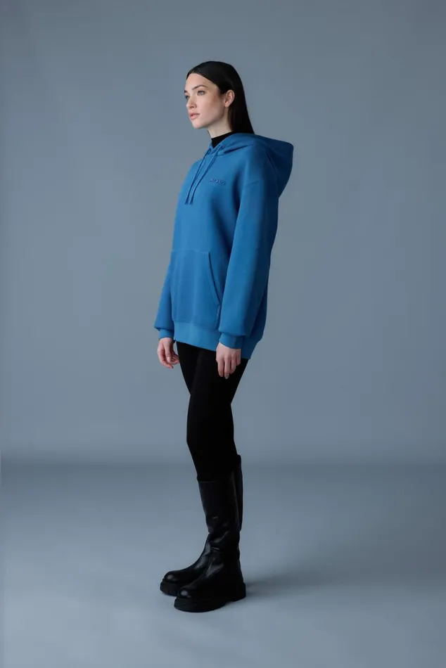 Hoodies and Tops Men Mackage KRYSTIAN Doubleface Jersey Hoodie Emerald