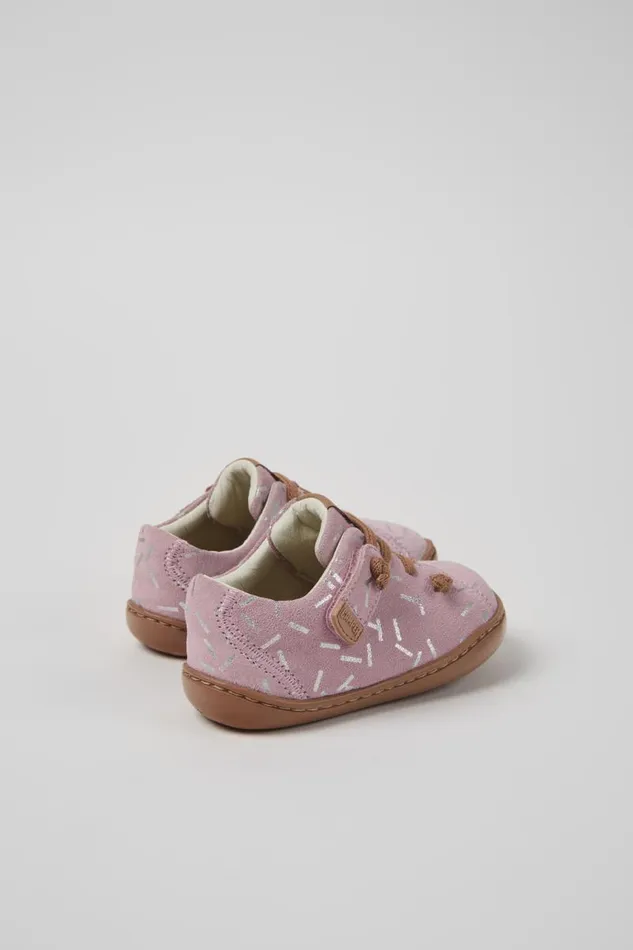Hook And Loop Kids Camper Peu Multicolor Nubuck Shoes Hook And Loop Kids Camper Peu Multicolor Nubuck Shoes