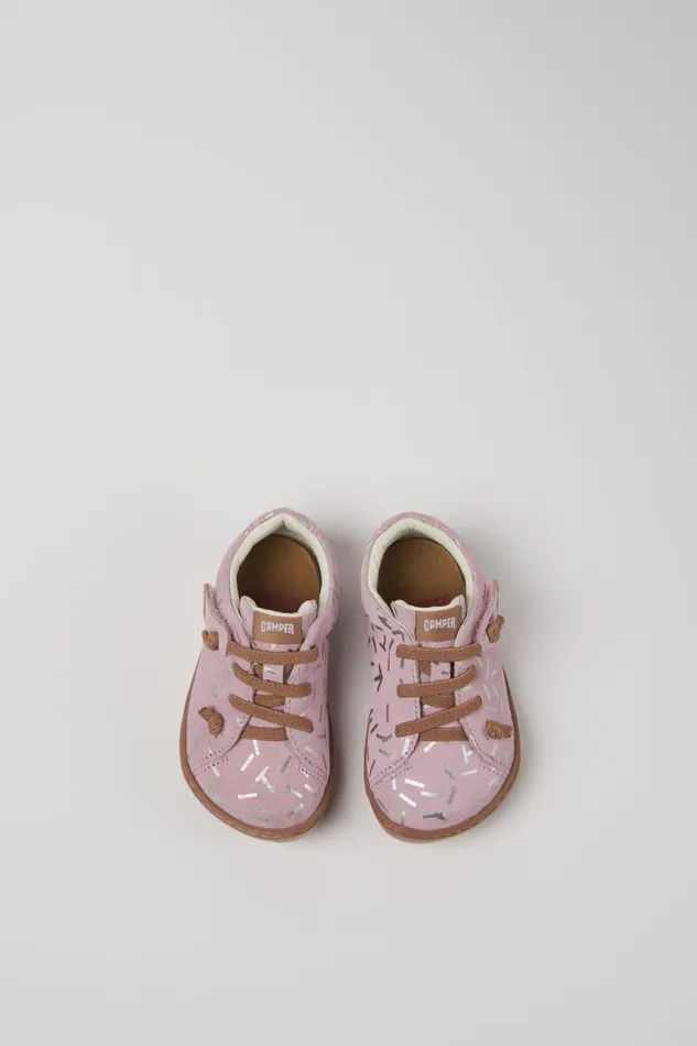 Hook And Loop Kids Camper Peu Multicolor Nubuck Shoes Hook And Loop Kids Camper Peu Multicolor Nubuck Shoes
