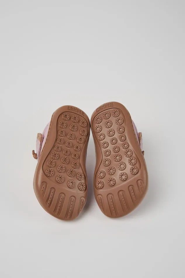 Hook And Loop Kids Camper Peu Multicolor Nubuck Shoes Hook And Loop Kids Camper Peu Multicolor Nubuck Shoes
