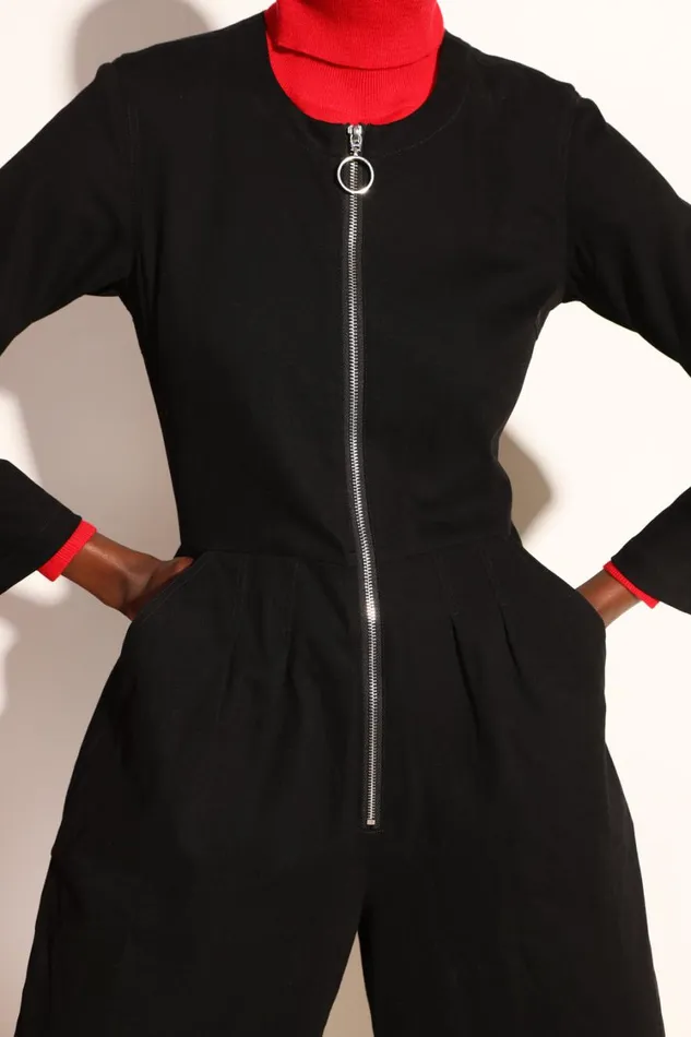 Jake Boilersuit Black Womens LF Markey One Pieces