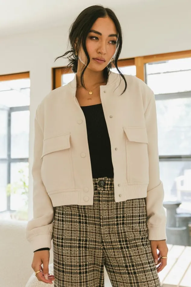 Jocelyn Jacket In Cream Cream Women Bohme Outerwear