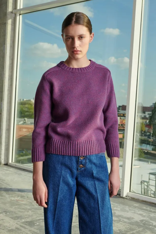 Jumpers and Cardigans Women Soeur ENVIE JUMPER Purple