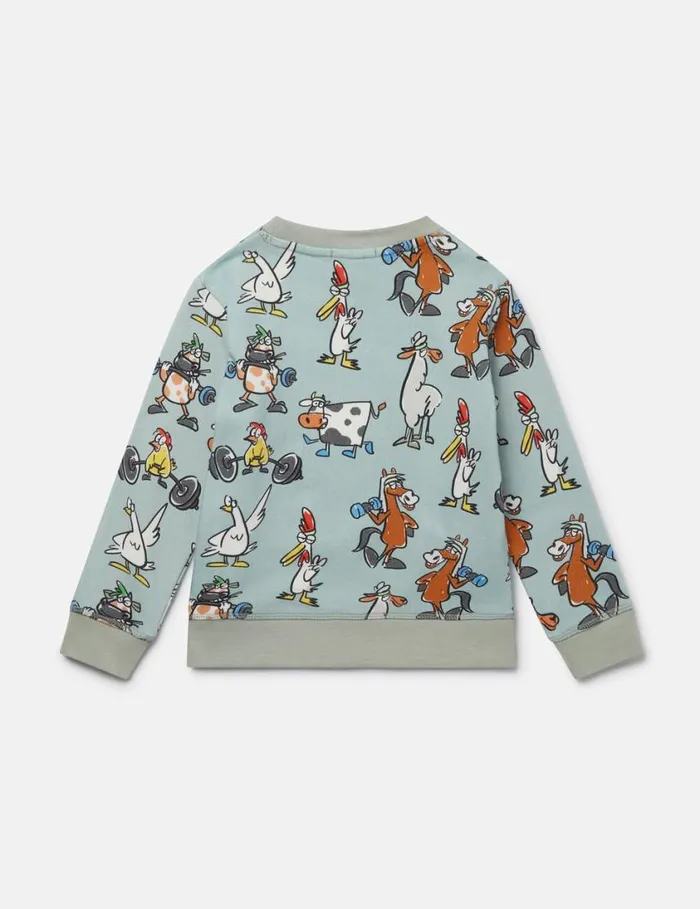 Kids Animal Print Sweatshirt Multicolour Stella McCartney TShirts And Sweatshirt Kids Animal Print Sweatshirt Multicolour Stella McCartney TShirts And Sweatshirt