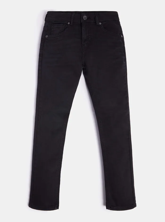 Kids Big Boy GUESS Black St Bull Denim Jeans 716