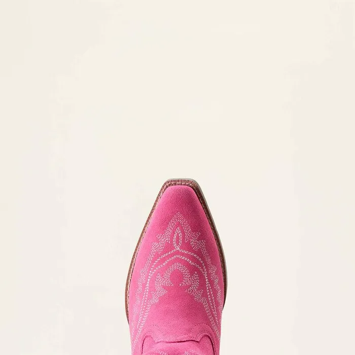Kids Big Kids039 Footwear Ariat Casanova Western Boot Haute Pink Suede