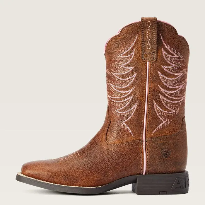 Kids Big Kids039 Footwear Ariat Youth Firecatcher Western Boot Rowdy Brown