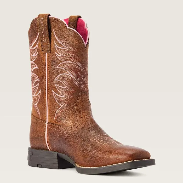 Kids Big Kids039 Footwear Ariat Youth Firecatcher Western Boot Rowdy Brown