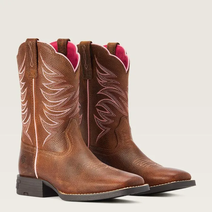 Kids Big Kids039 Footwear Ariat Youth Firecatcher Western Boot Rowdy Brown