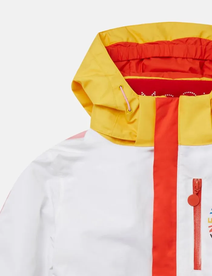Kids Colourblock Hooded Ski Jacket Multicolour Stella McCartney Outerwear
