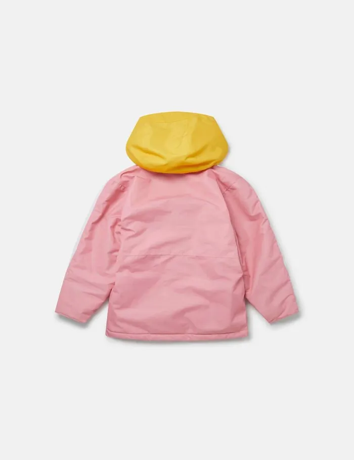 Kids Colourblock Hooded Ski Jacket Multicolour Stella McCartney Outerwear