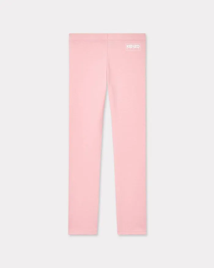 Kids Cotton Leggings Dark Rose Kenzo Pants And Shorts