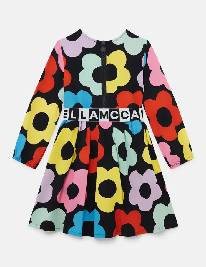 Kids Floral Pattern LongSleeve Dress Multicolour Stella McCartney Dresses and Jumpsuits Kids Floral Pattern LongSleeve Dress Multicolour Stella McCartney Dresses and Jumpsuits