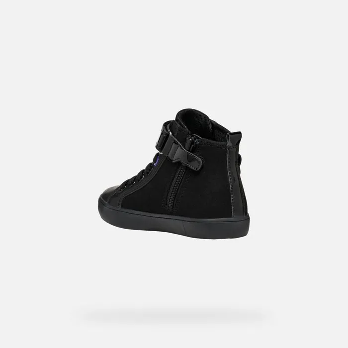 Kids Geox Sneakers GISLI JUNIOR BlackViolet Minnie Blackviolet
