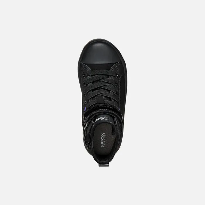 Kids Geox Sneakers GISLI JUNIOR BlackViolet Minnie Blackviolet