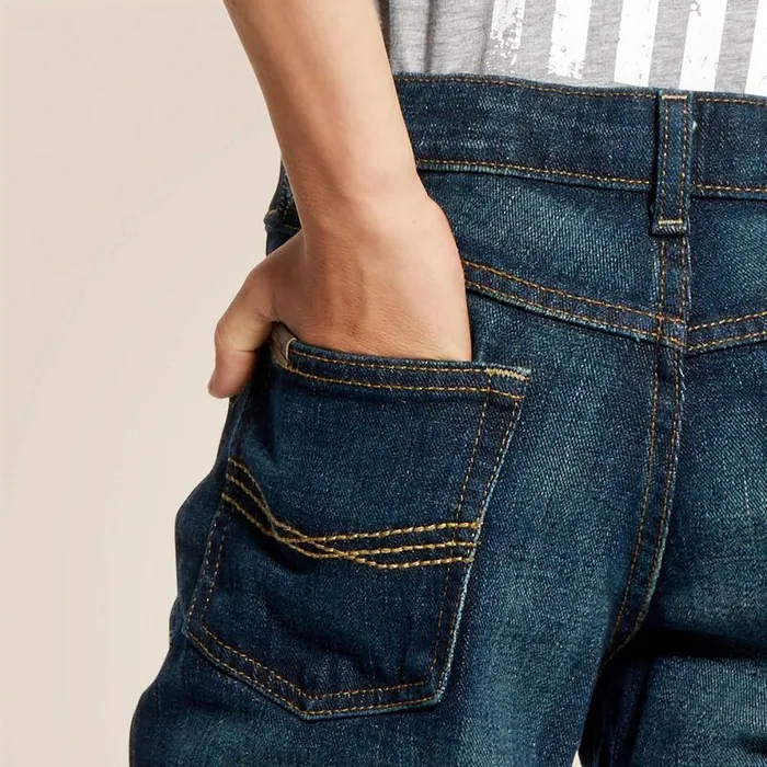 Kids Jeans Ariat B5 Slim Stretch Legacy Stackable Straight Leg Jean Durham Kids Jeans Ariat B5 Slim Stretch Legacy Stackable Straight Leg Jean Durham