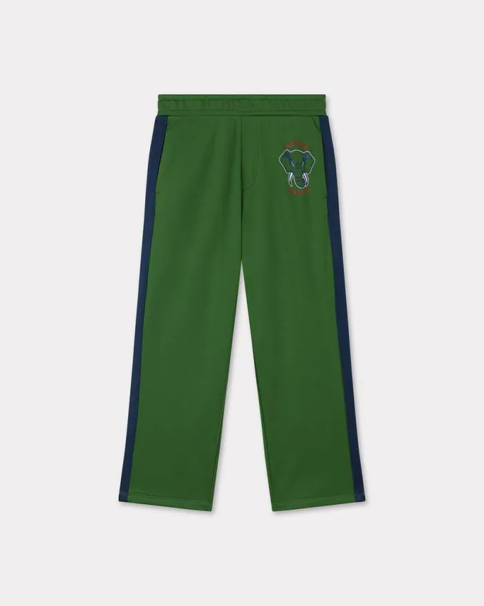 Kids Jogging Bottoms Olive Kenzo Pants And Shorts