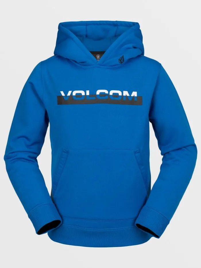 Kids Layering Volcom Riding Fleece Pullover 8211 Blue