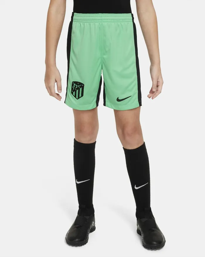 Kids Nike All Clothing Atltico Madrid 202324 Stadium Third Spring Greenblackblack