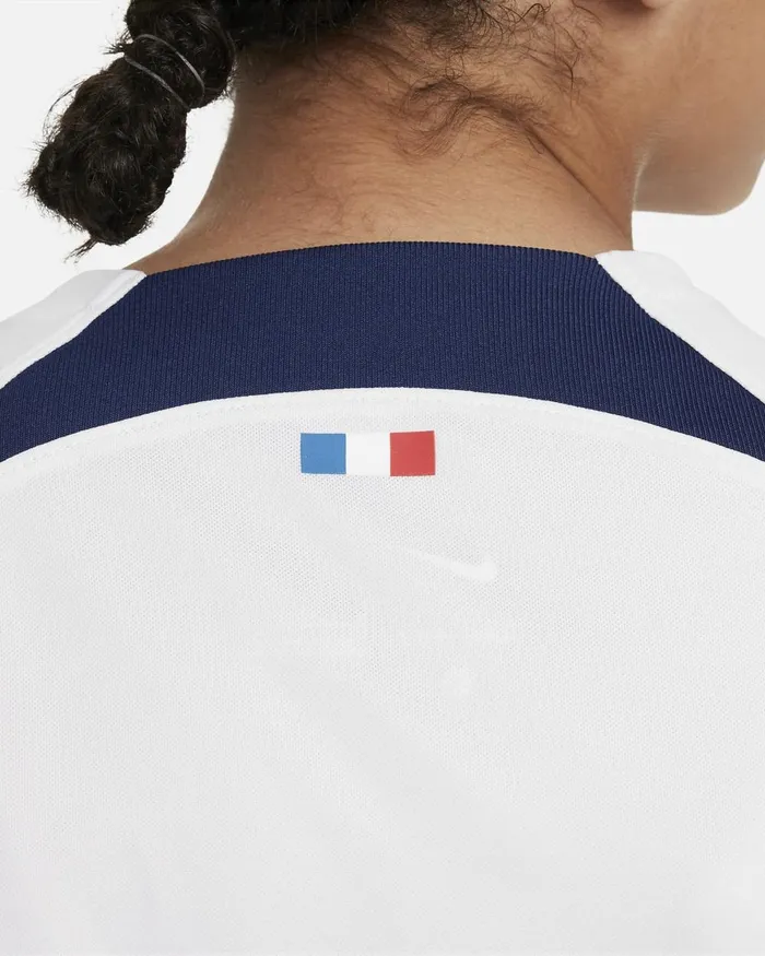 Kids Nike All Clothing Paris SaintGermain 202324 Stadium Away Whitemidnight Navymidnight Navy