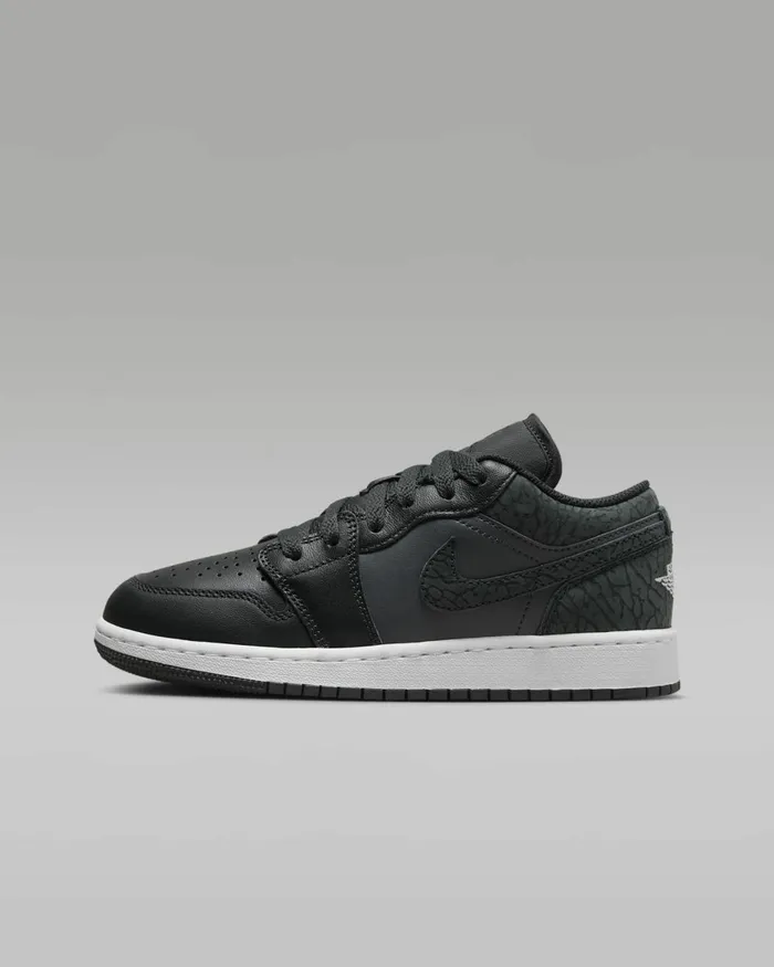 Kids Nike Jordan Air Jordan 1 Low SE Offnoirwhiteblackblack