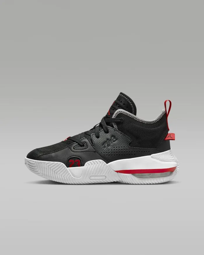 Kids Nike Jordan Jordan Stay Loyal 2 Blackuniversity Redwolf Greywhite