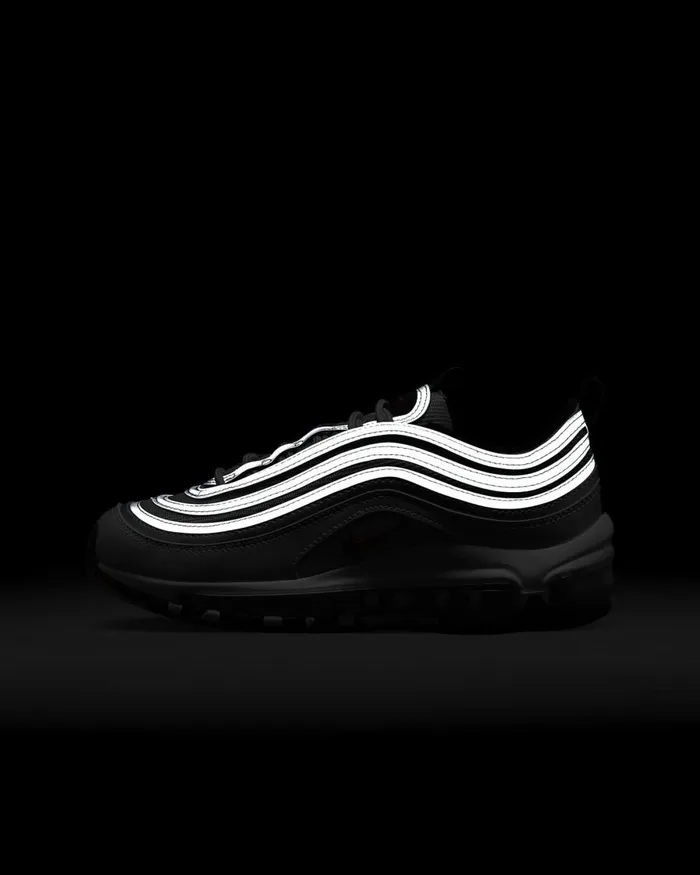Kids Nike Older Kids 7 8211 15 Years Air Max 97 Metallic Silverwhitevarsity Red