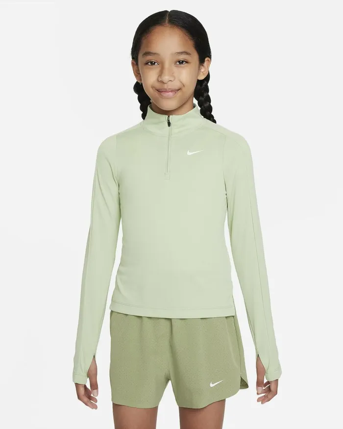 Kids Nike Tops And TShirts DriFIT Honeydewwhite