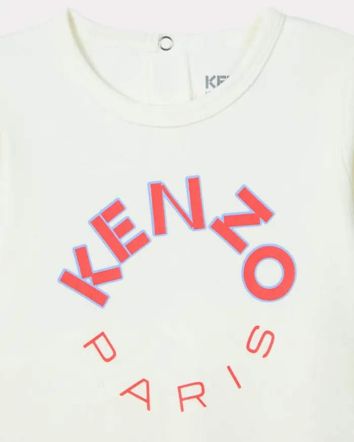 Kids Set Of 2 Cotton Pyjamas Blush Kenzo Babies 1 Month 8211 2 Years