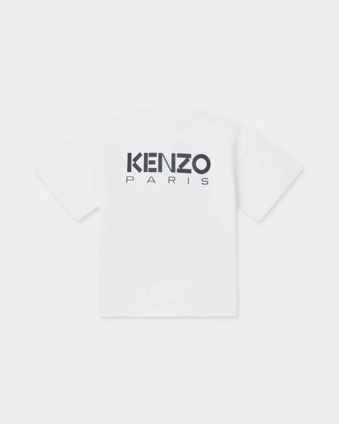 Kids Shortsleeved Cotton Tshirt Blush Kenzo Tshirts And Sweatshirts