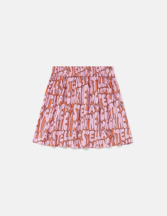Kids Stella Print Skirt Violetmulticolour Stella McCartney Pants and Shorts