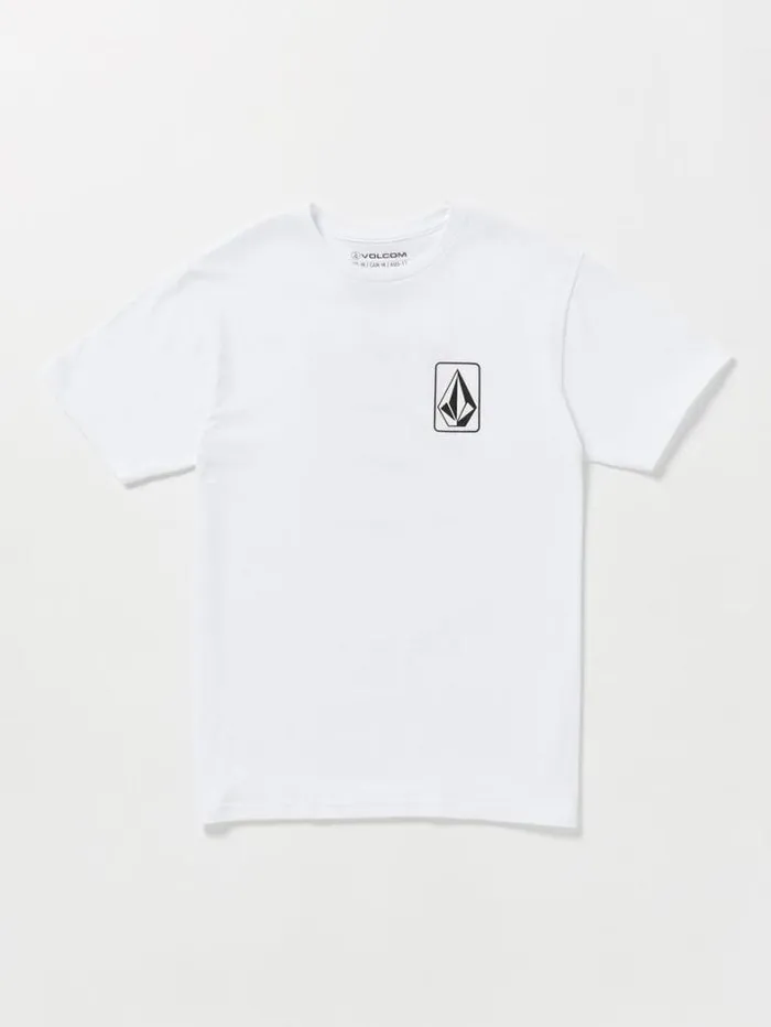 Kids TShirts and Tanks Volcom Big Boys Full Pipe Short Sleeve Tee 8211 White