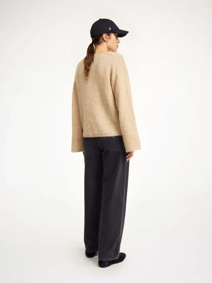 Knitwear Women By Malene Birger Cimone Sweater Twill Beige Knitwear Women By Malene Birger Cimone Sweater Twill Beige