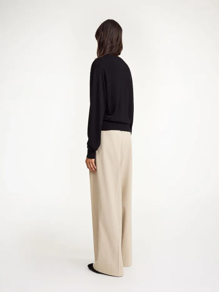 Knitwear Women By Malene Birger Montie Cardigan Black