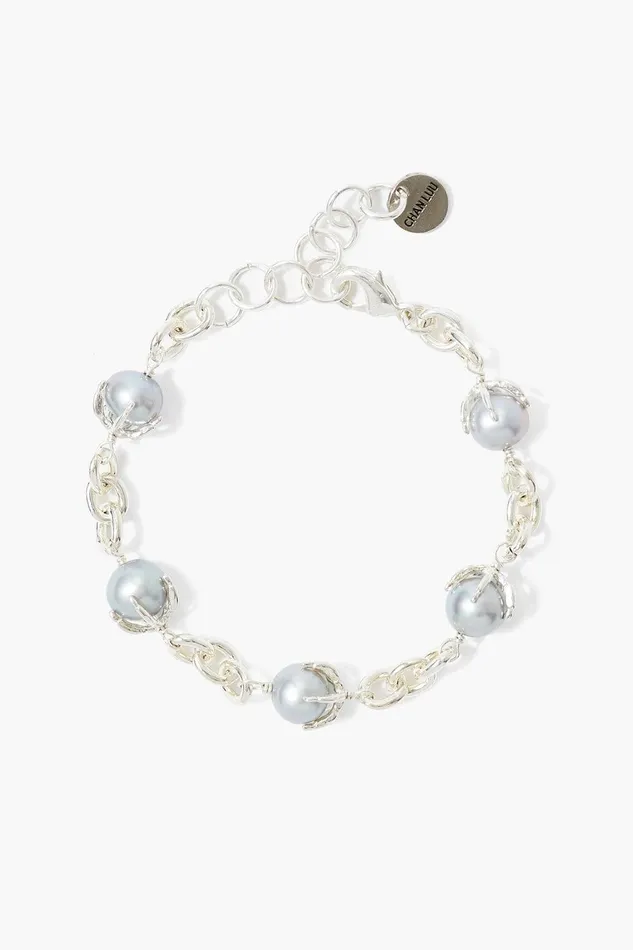 Lark Chain Bracelet Grey Pearl Women Chan Luu Bracelets