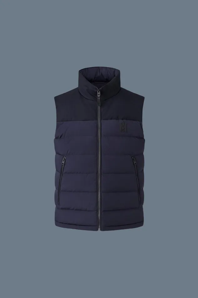 Light Down Jackets Men Mackage BOBBIE Agile360 Stretch Light Down Vest With Stand Collar Black Light Down Jackets Men Mackage BOBBIE Agile360 Stretch Light Down Vest With Stand Collar Black
