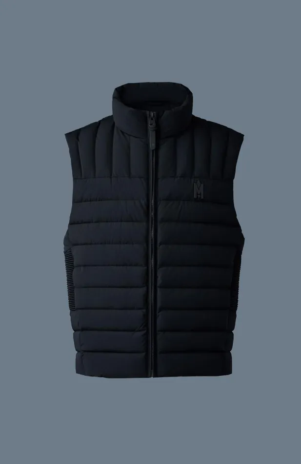Light Down Jackets Men Mackage TITUS Perpendicular Channel Quilt Down Vest Black Light Down Jackets Men Mackage TITUS Perpendicular Channel Quilt Down Vest Black
