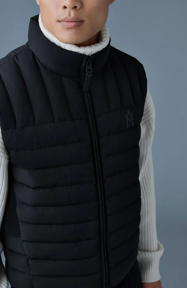 Light Down Jackets Men Mackage TITUS Perpendicular Channel Quilt Down Vest Black Light Down Jackets Men Mackage TITUS Perpendicular Channel Quilt Down Vest Black