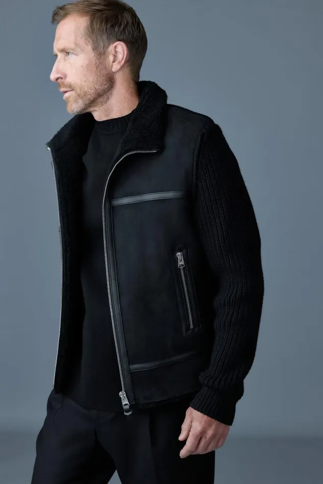 Light Jackets Men Mackage JONATHAN Mixedmedia Shearling Jacket Light Camelnatural Light Jackets Men Mackage JONATHAN Mixedmedia Shearling Jacket Light Camelnatural