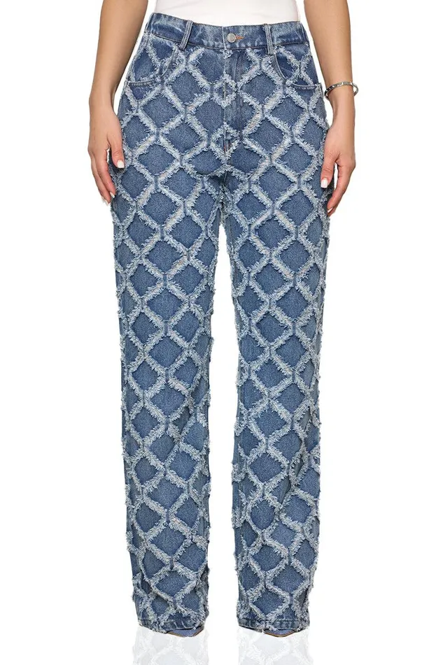 Lilly039s Kloset Denim Women Diamond Distressed Jeans FINAL SALE