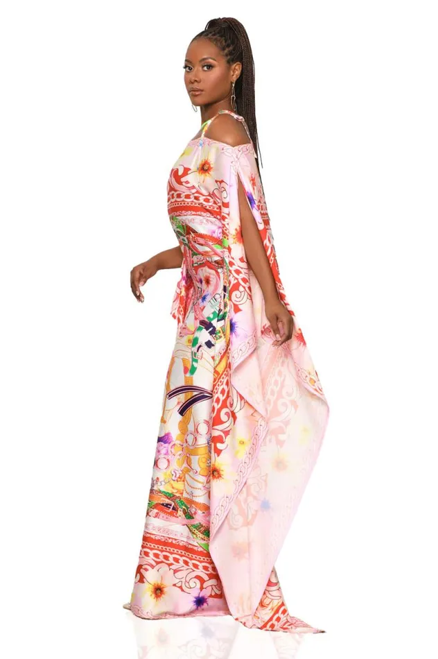 Lilly039s Kloset Dresses Women Horses And Chains Scarf Dress Pink Multi