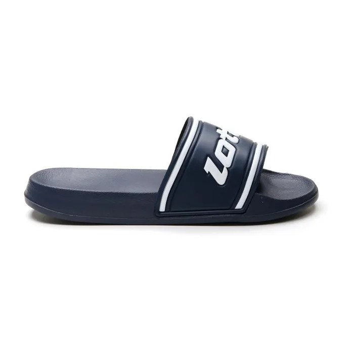 Lotto Sport FlipFlops And Slippers Man MIDWAY IV SLIDE Dress Blueall White